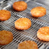 Frying cheese products