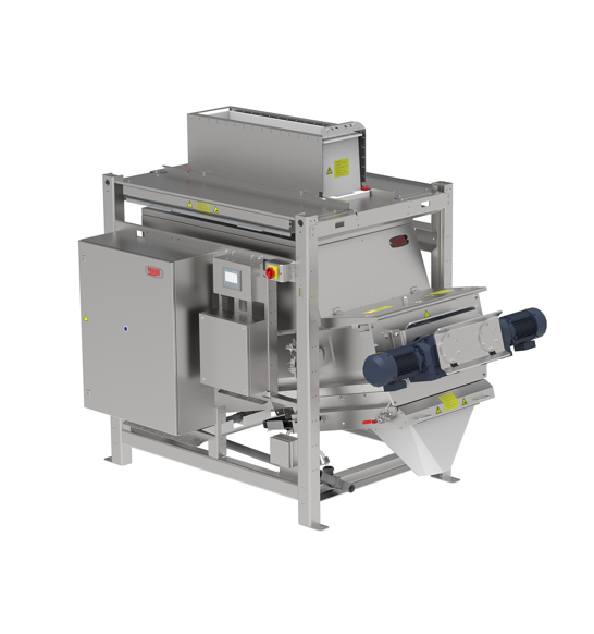 Fully automatic portion control flake ice weighing system MAJA VS 7
