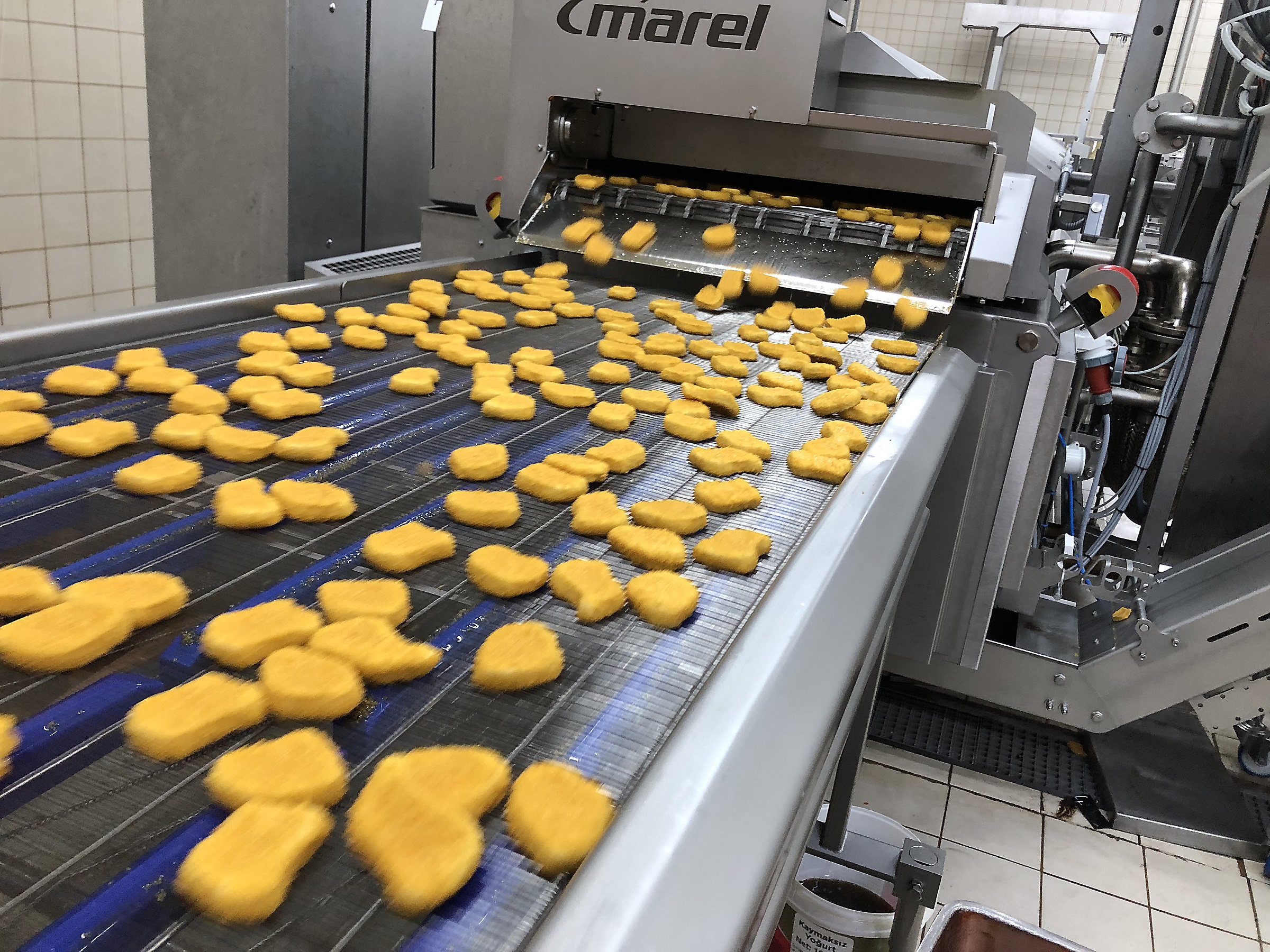 Produção recorde mundial de nuggets em uma linha de 700 mm