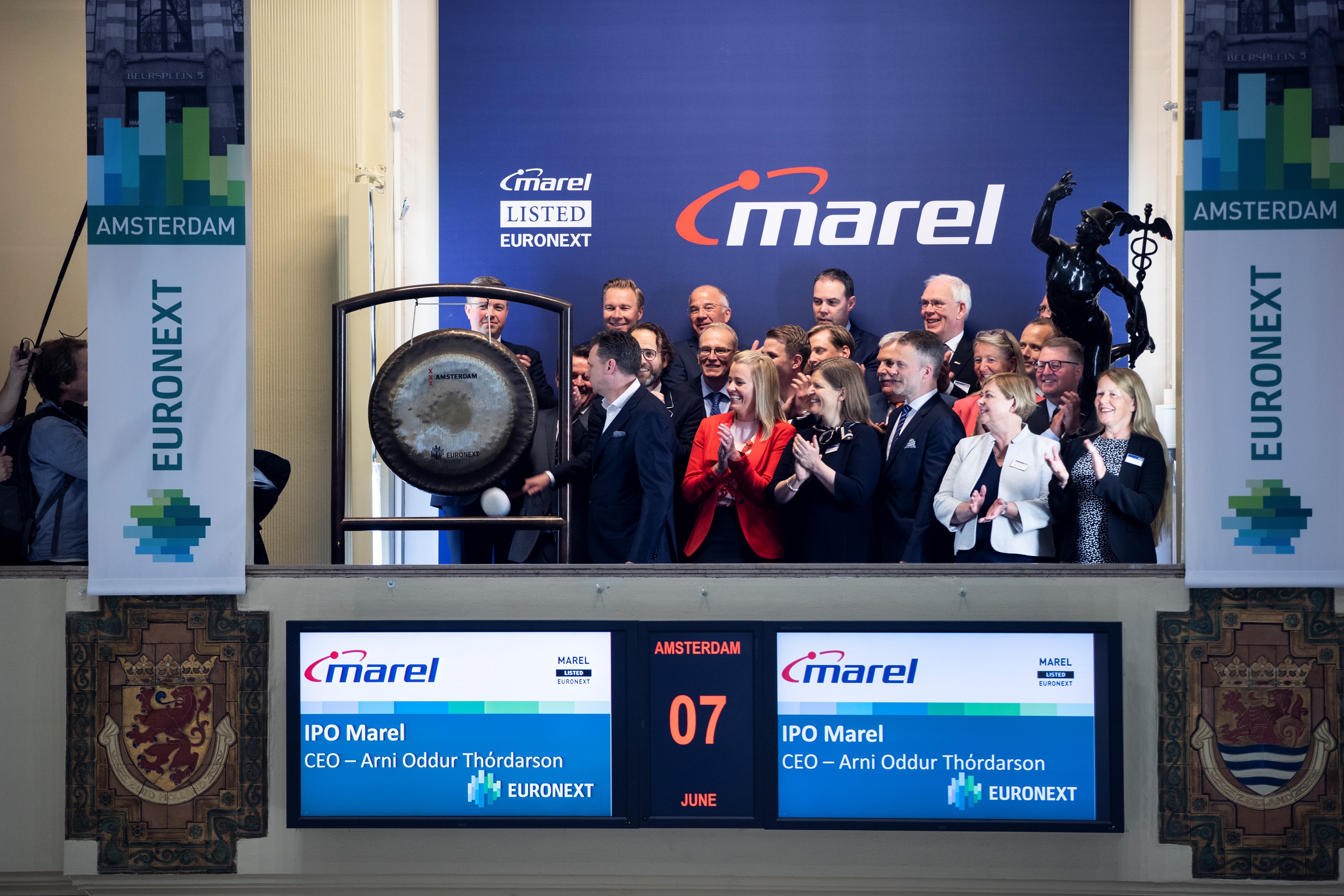 Marel lists on Euronext Amsterdam